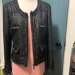 Women's Black Tweed Jacket